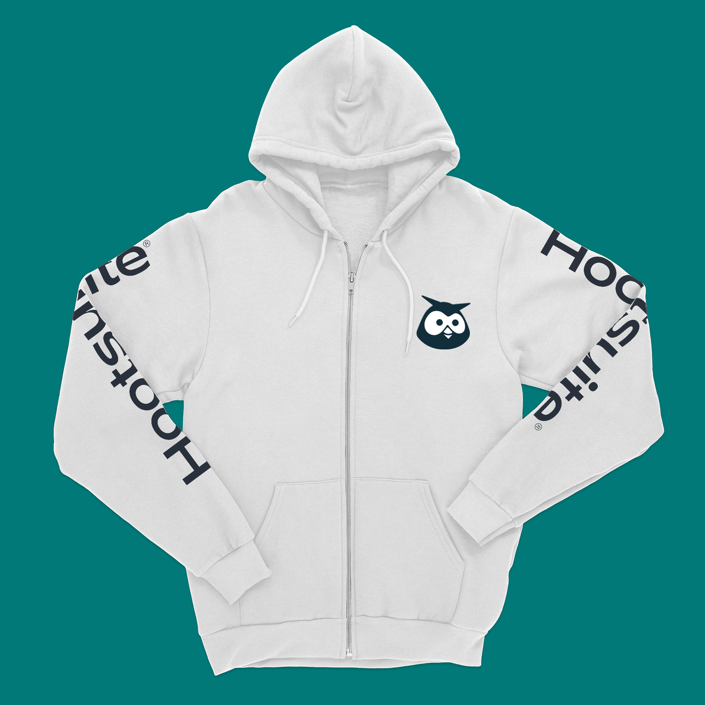 Poly-Cotton Fleece Full-Zip Hooded